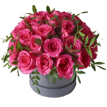 shutterstock_782885518_729033206882 (1) Pink Whisper – Hat Box Arrangement